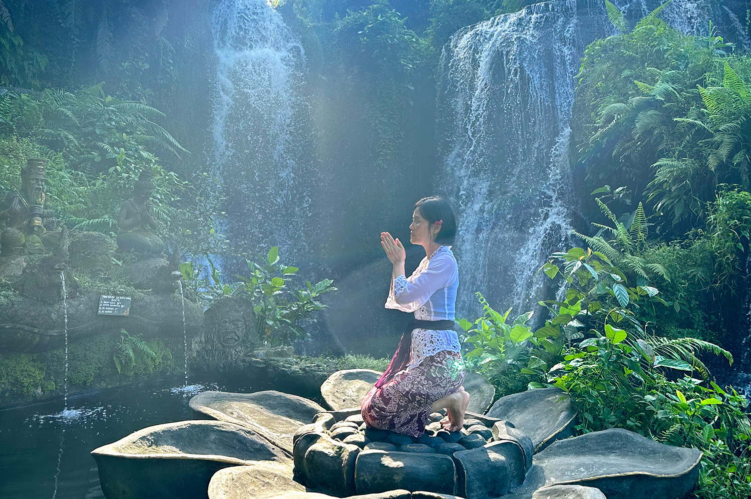 Foto Beji Griya Waterfall – Wisata Spiritual & Kuliner Tradisional di Punggul, Bali