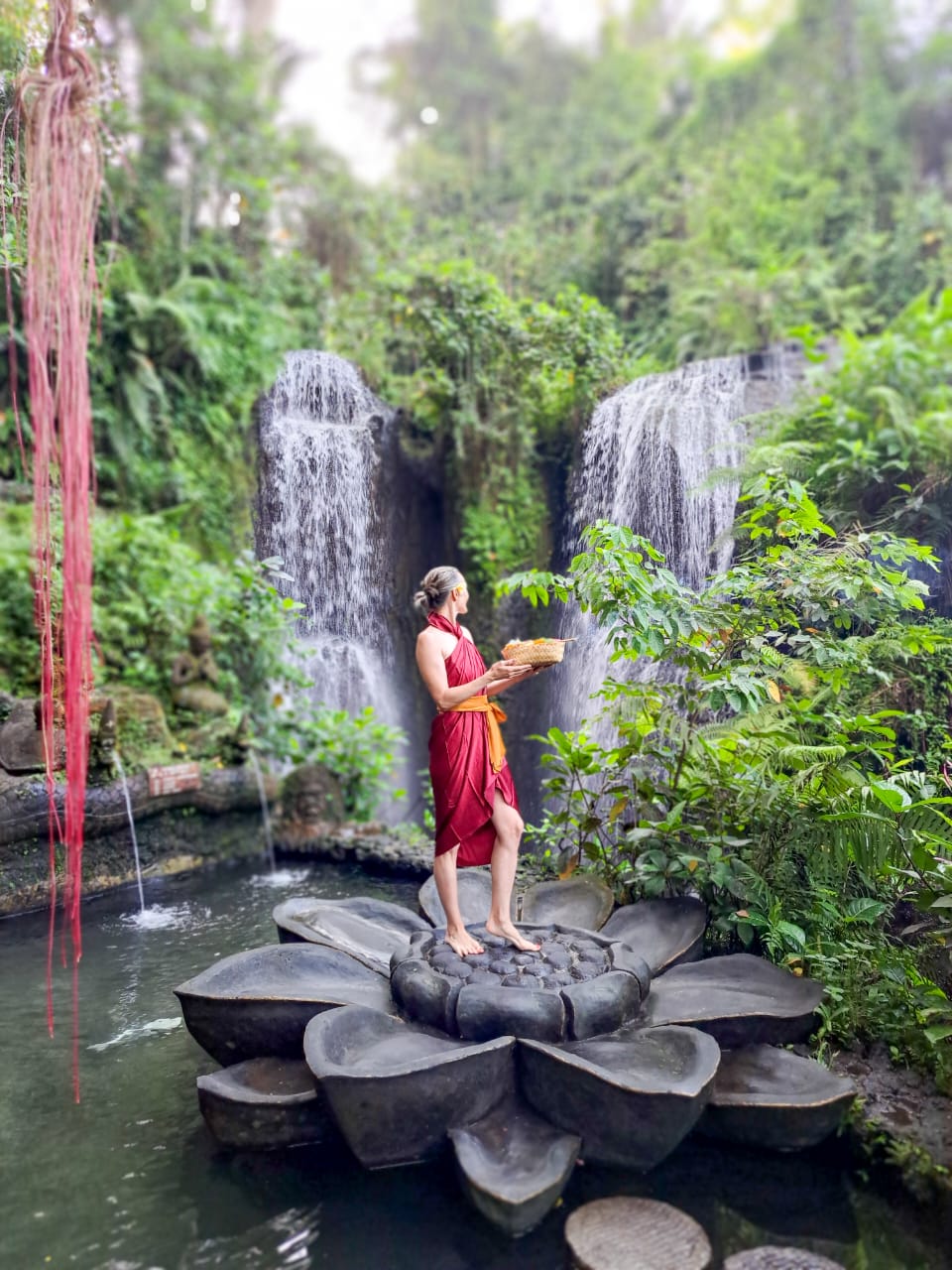 Foto Beji Griya Waterfall – Wisata Spiritual & Kuliner Tradisional di Punggul, Bali